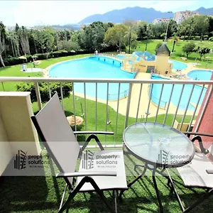 127 Júpiter Estudio. Vista Al Jardín Y La Piscina. Benalmádena