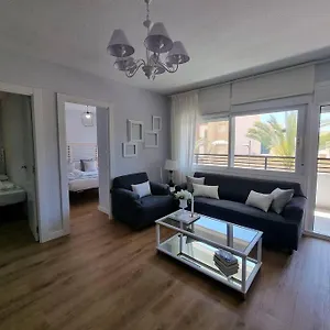  Apartamento Aguadulce, Apto Santa Monica 2 Hab Con Terraza, Aire, Wifi, A 5 Min De La Playa